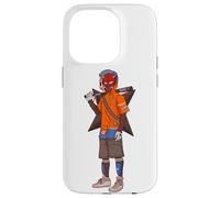 Custodia per iPhone 14 Pro Urban Japanese Anime Devil Masked Read The Bat Warrior