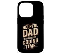 Custodia per iPhone 14 Pro Utile Papà Godendo Il Suo Coding Tempo Programmer Padre