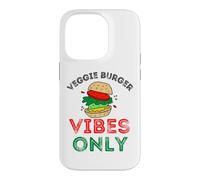 Custodia per iPhone 14 Pro Veggie Burger Vibes Solo Divertente BBQ Cookout Cucina Vegetariana