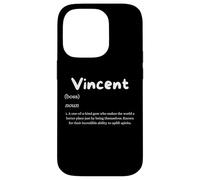 Custodia per iPhone 14 Pro Vincent Definizione Personalizzato Personalizzato Vinny Costume Vince