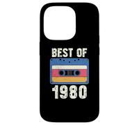 Custodia per iPhone 14 Pro Vintage 1980's Kid Retro Born In the 1980 Cassette