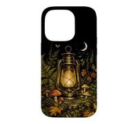 Custodia per iPhone 14 Pro Vintage Foresta Lanterna Autunno Campeggio Natura Boschi For