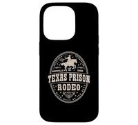 Custodia per iPhone 14 Pro Vintage Huntsville Texas Cowboy A Cavallo Western Rodeo