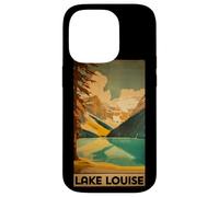 Custodia per iPhone 14 Pro Vintage Parco Poster di Lake Louise