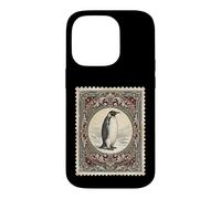 Custodia per iPhone 14 Pro Vintage Penguin Antarctic Wildlife