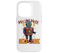 Custodia per iPhone 14 Pro Vintage Robot Toy Retro 50s Sci-Fi SciFi Arte Estetica