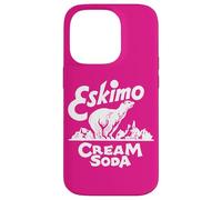 Custodia per iPhone 14 Pro Vintage Soda Pop Tappo Bottiglia Eskimo Crema Soda Orso Polare