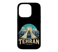 Custodia per iPhone 14 Pro Vintage Teheran Iran Viaggio Souvenir Landmark Gift