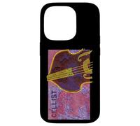 Custodia per iPhone 14 Pro Violoncellista - Band Quartet Sessione Musical Merch \