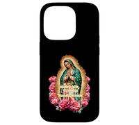 Custodia per iPhone 14 Pro Virgencita La Guadalupana Virgen Morena Patrona de México