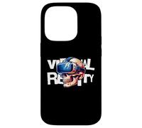 Custodia per iPhone 14 Pro Virtual Reality Skull VR Gamer Futuristic Art