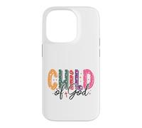 Custodia per iPhone 14 Pro Vivace design con lettere stellate e fede cristiana
