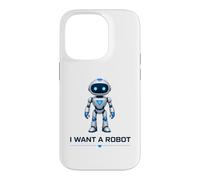 Custodia per iPhone 14 Pro Voglio un robot umanoide