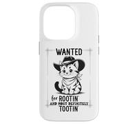 Custodia per iPhone 14 Pro Wanted for Rootin Most Definitely Tootin Cowboy Cat Farting