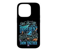 Custodia per iPhone 14 Pro We Are All Different But In This School We All Swim Together