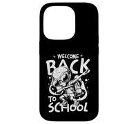 Custodia per iPhone 14 Pro Welcome Back To School Alien Dab Illustration Cool Student