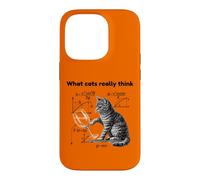 Custodia per iPhone 14 Pro What Cats Really Think Funny Cat Physics Humor Men Women