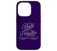 Custodia per iPhone 14 Pro "Where's My Darcy?" Jane Austen - Pride and Prejudice