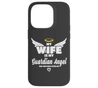 Custodia per iPhone 14 Pro Wife Is My Angel She Watches Over Me In Memory