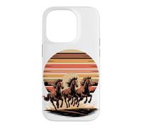 Custodia per iPhone 14 Pro Wild Horses Running Free Equestrian Horse Lover