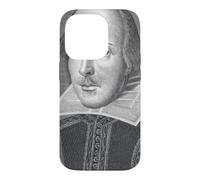 Custodia per iPhone 14 Pro William Shakespeare Ritratto Teatro Scrittore Storico