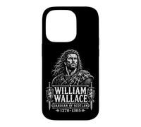 Custodia per iPhone 14 Pro William Wallace Guardiano della Scozia 1270-1305 xilografia