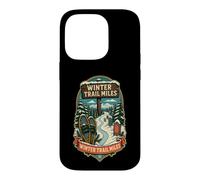 Custodia per iPhone 14 Pro WINTER TRAIL MILES Ciaspole Escursione Sentiero Inverno
