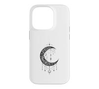 Custodia per iPhone 14 Pro Witchy Crescent Moon Gothic Celestial Lunar Design