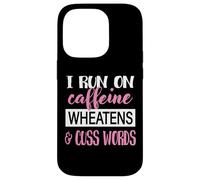 Custodia per iPhone 14 Pro Womens Caffiene & Words Wheaten Terrier Dog Lover