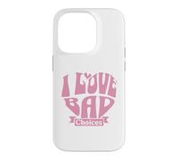 Custodia per iPhone 14 Pro Womens I Love Bad Choices Ironic Heart