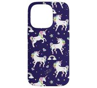Custodia per iPhone 14 Pro Womens Kids Girls Pretty Unicorn Pattern