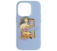 Custodia per iPhone 14 Pro Wonder Woman and Invisible Jet