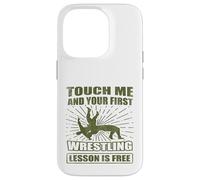 Custodia per iPhone 14 Pro Wrestler Touch Me Prima Lezione di Wrestling Wrestling Gratis