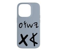 Custodia per iPhone 14 Pro Yeshua Aleph Tav Gesù Primo Ultimo in Ebraico Paleo (nero)