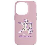 Custodia per iPhone 14 Pro Yoga Pose Cat Lover Illustration | Zero Distractions