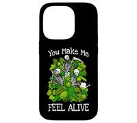 Custodia per iPhone 14 Pro You Make Me Feel Alive Plant Lover Scheletro Giardiniere gotico