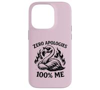 Custodia per iPhone 14 Pro Zero scuse 100 Me Confident Flamingo