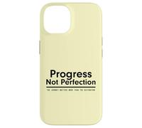 Custodia per iPhone 14 Progress Not Perfection Inspirational Self Improvement
