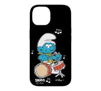Custodia per iPhone 14 Puffi Armonia Musicale Genius Cartone Animato 80s 90s Retro Classico