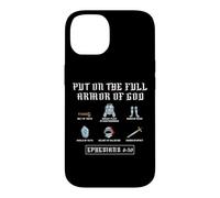 Custodia per iPhone 14 Put On The Full Armor God Funny Saying Christian