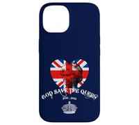 Custodia per iPhone 14 Queen Elizabeth II save the queen memoriam 1926 - 2022 Love