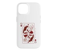 Custodia per iPhone 14 Queen Hearts Orgoglio Lesbico | Romance Gothic LGBTQ