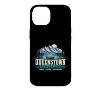 Custodia per iPhone 14 Queenstown Nuova Zelanda Laghi Picchi Avventura