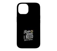 Custodia per iPhone 14 Rain or Shine I Need Rock Songs Music Lover