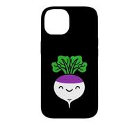 Custodia per iPhone 14 Rapa vegetali divertenti alimenti alimentari semplice rapa