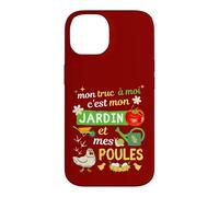 Custodia per iPhone 14 Regalo Giardinaggio La mia cosa è il mio giardino e le mie galline
