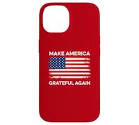 Custodia per iPhone 14 Rendi l'America Grateful Again Ringraziamento Funny Patriotic USA