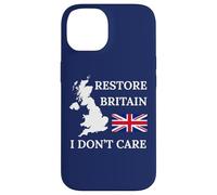 Custodia per iPhone 14 RESTORE BRITAIN NON MI CAUSA ORGOGLIO BRITANNICO REGNO UNITO