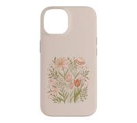 Custodia per iPhone 14 Retro Animal Print Wildflower Flowers Boho Floral Aesthetic