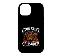 Custodia per iPhone 14 Retro Arcade Gamer Coinslot Crusader